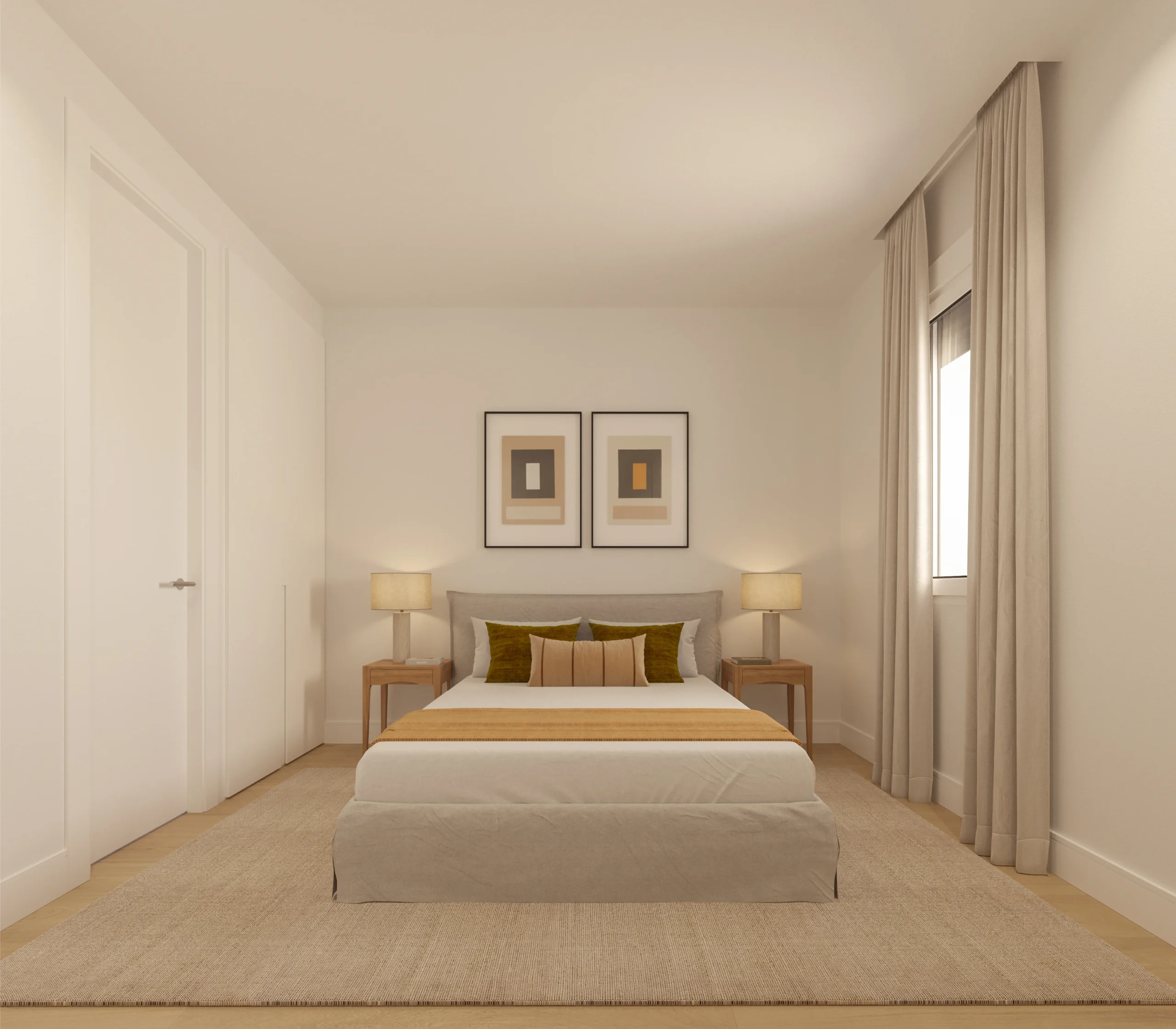 General Pardiñas 83 - Dormitorio Vivienda Interior